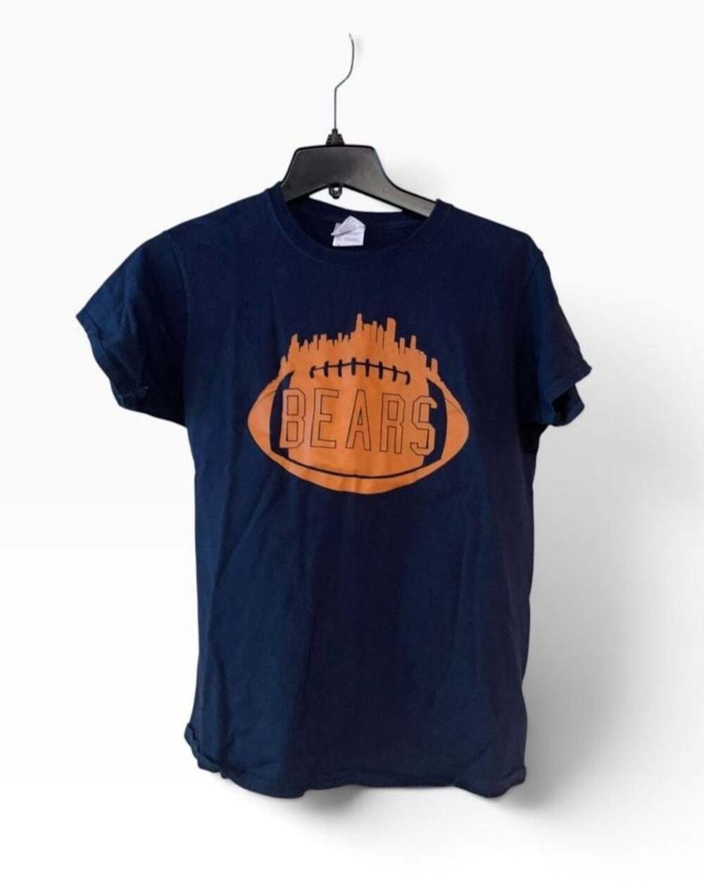 Chicago Bears NFL Football Men's T-Shirt Navy Blue Size Medium Graphic